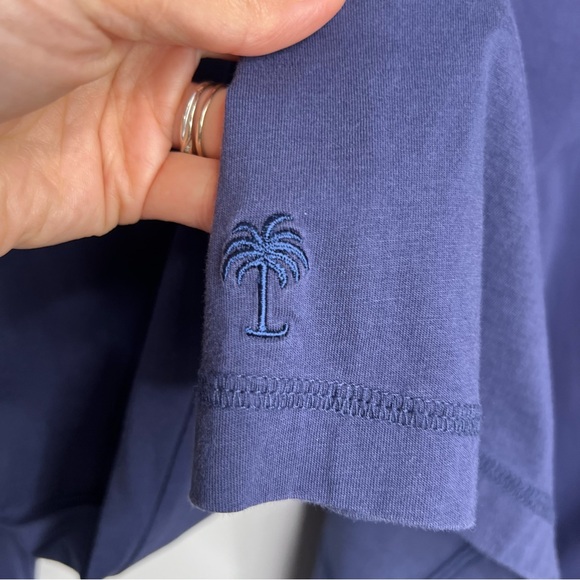 Lilly Pulitzer Eliza Dress Navy Blue Pima‎ Cotton A19 - Picture 5 of 8